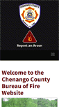Mobile Screenshot of chenangofireems.com