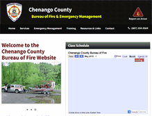 Tablet Screenshot of chenangofireems.com